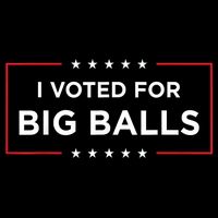 I Voted For Big Balls Doge D.O.G.E Funny Backpack