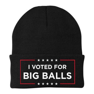 I Voted For Big Balls Doge D.O.G.E Funny Beanie