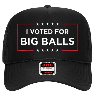 I Voted For Big Balls Doge D.O.G.E Funny Trucker Hat