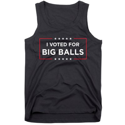 I Voted For Big Balls Doge D.O.G.E Funny Tank Top