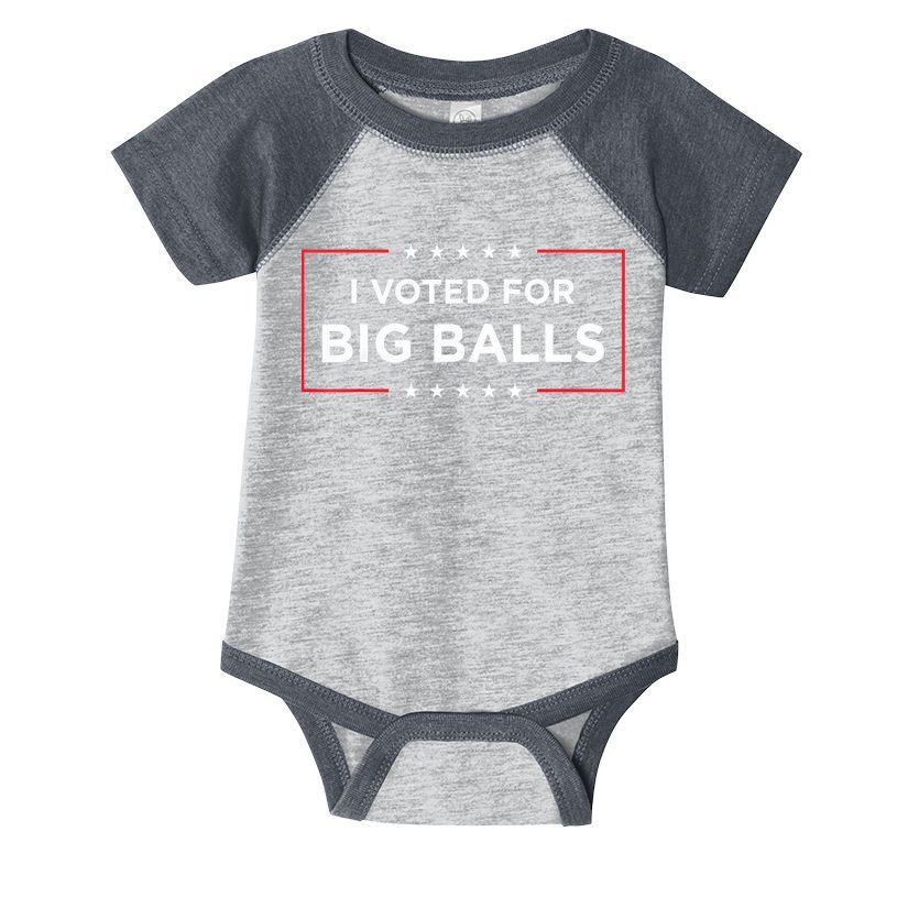 I Voted For Big Balls Doge D.O.G.E Funny Infant Baby Jersey Bodysuit