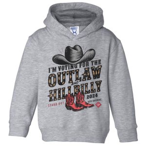 IM Voting For The Outlaw And The Hillbilly 2024 Toddler Hoodie