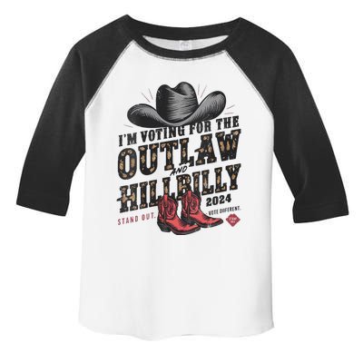 IM Voting For The Outlaw And The Hillbilly 2024 Toddler Fine Jersey T-Shirt