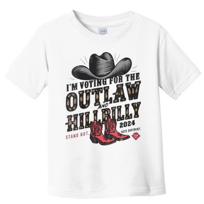 IM Voting For The Outlaw And The Hillbilly 2024 Toddler T-Shirt