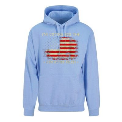 IM Voting For The Convicted Felon Funny Trump 2024 Unisex Surf Hoodie