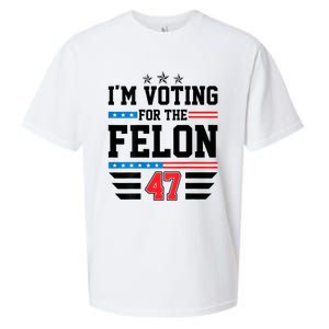 IM Voting For The Felon Vote Trump For President 2024 Sueded Cloud Jersey T-Shirt