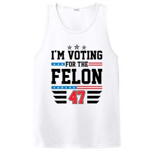 IM Voting For The Felon Vote Trump For President 2024 PosiCharge Competitor Tank