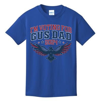 IM Voting For Gus Dad Harris Walz 2024 Pres And Vice Kids T-Shirt