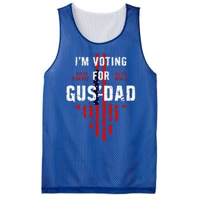 IM Voting For Gus Dad Mesh Reversible Basketball Jersey Tank