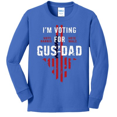 IM Voting For Gus Dad Kids Long Sleeve Shirt