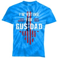 IM Voting For Gus Dad Kids Tie-Dye T-Shirt