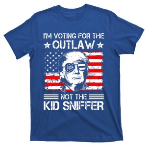 IM Voting For The Outlaw Not The Ki.D Sniffer Trump 2024 T-Shirt