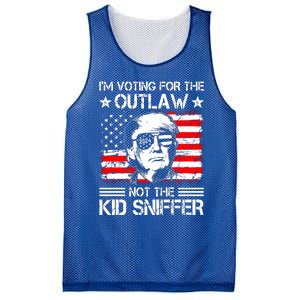 IM Voting For The Outlaw Not The Ki.D Sniffer Trump 2024 Mesh Reversible Basketball Jersey Tank