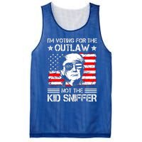 IM Voting For The Outlaw Not The Ki.D Sniffer Trump 2024 Mesh Reversible Basketball Jersey Tank