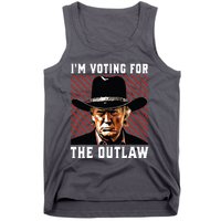 Im Voting For The Outlaw Wanted For President Trump 2024 Tank Top