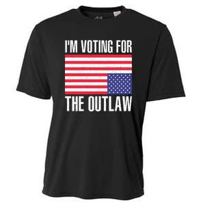 Im Voting For The Outlaw Trump 2024 Cooling Performance Crew T-Shirt