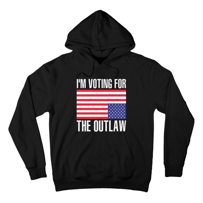 Im Voting For The Outlaw Trump 2024 Hoodie