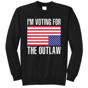 Im Voting For The Outlaw Trump 2024 Sweatshirt