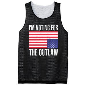 Im Voting For The Outlaw Trump 2024 Mesh Reversible Basketball Jersey Tank