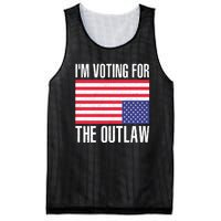 Im Voting For The Outlaw Trump 2024 Mesh Reversible Basketball Jersey Tank