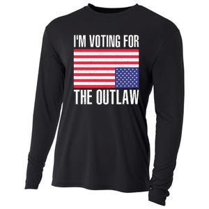 Im Voting For The Outlaw Trump 2024 Cooling Performance Long Sleeve Crew