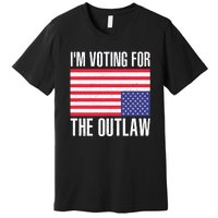 Im Voting For The Outlaw Trump 2024 Premium T-Shirt