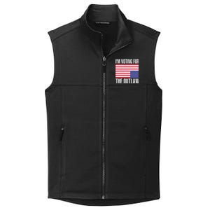 Im Voting For The Outlaw Trump 2024 Collective Smooth Fleece Vest