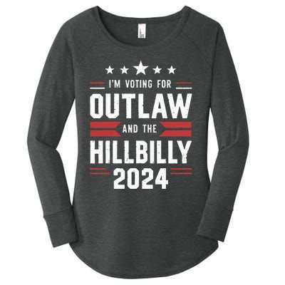 IM Voting For The Outlaw And The Hillbilly Women's Perfect Tri Tunic Long Sleeve Shirt