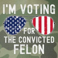 Im Voting For The Convicted Felon July 4th 2024 Legacy Tie Dye Trucker Hat