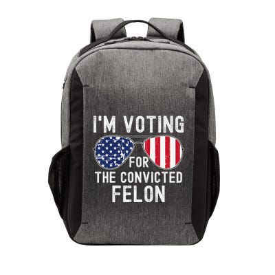 Im Voting For The Convicted Felon July 4th 2024 Vector Backpack