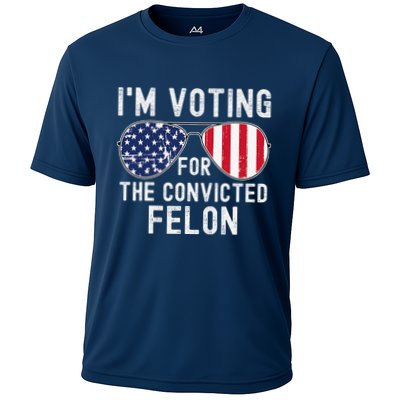 Im Voting For The Convicted Felon July 4th 2024 Performance Shirt