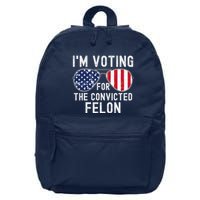 Im Voting For The Convicted Felon July 4th 2024 16 in Basic Backpack