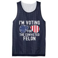 Im Voting For The Convicted Felon July 4th 2024 Mesh Reversible Basketball Jersey Tank