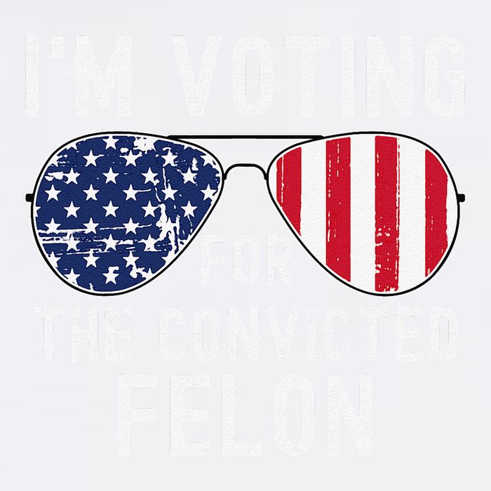 Im Voting For The Convicted Felon July 4th 2024 Garment-Dyed Sweatshirt