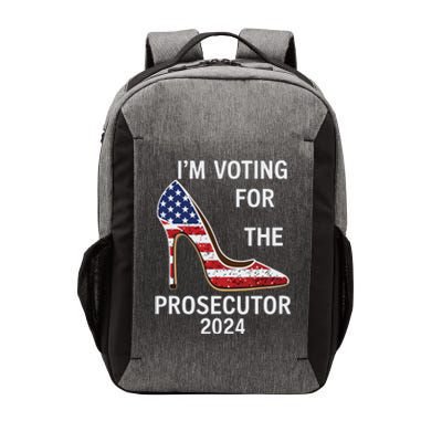 Im Voting For The Prosecutor High Heel Stilettos Us Flag Vector Backpack