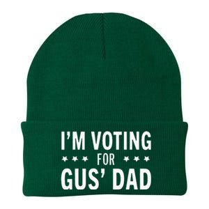 Im Voting For The Gus Dad Walz The Vice Pres 2024 For Kamala Knit Cap Winter Beanie