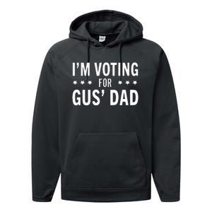 Im Voting For The Gus Dad Walz The Vice Pres 2024 For Kamala Performance Fleece Hoodie