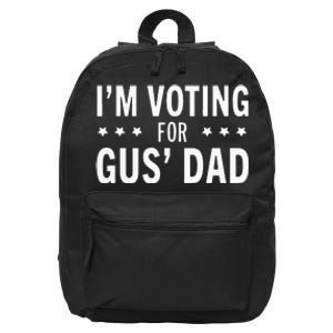 Im Voting For The Gus Dad Walz The Vice Pres 2024 For Kamala 16 in Basic Backpack