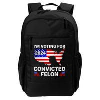 Im Voting For The Convicted Felon Trump 2024 Backpack