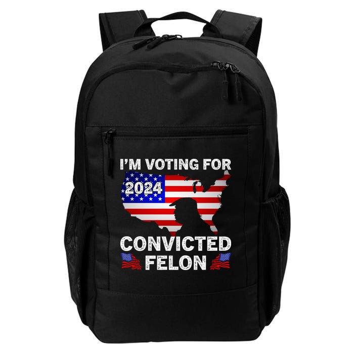 Im Voting For The Convicted Felon Trump 2024 Backpack