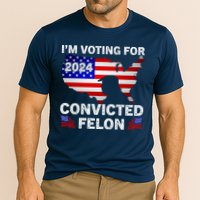 Im Voting For The Convicted Felon Trump 2024 Cooling Performance Crew T-Shirt