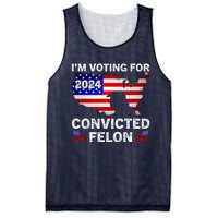 Im Voting For The Convicted Felon Trump 2024 Mesh Reversible Basketball Jersey Tank