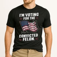 Im Voting For A Felon In 2024 Us Flag Convicted Felon Performance Shirt