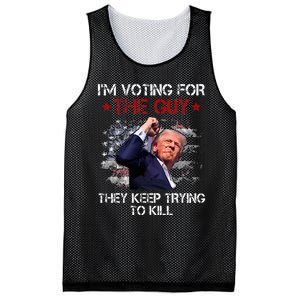 IM Voting For The Guy They Keep Trying To Kill 2024 Us Flag Mesh Reversible Basketball Jersey Tank