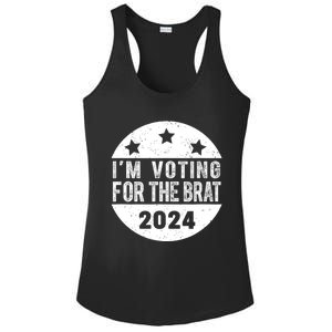 IM Voting For The Brat President 2024 Ladies PosiCharge Competitor Racerback Tank