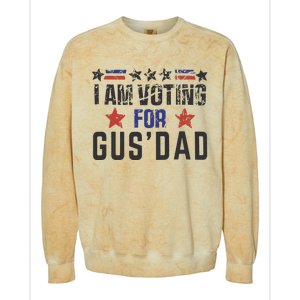 IM Voting For Gus Dad Gus Walz Tim Walz Colorblast Crewneck Sweatshirt