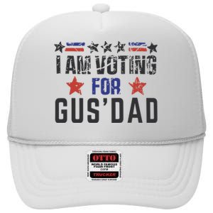 IM Voting For Gus Dad Gus Walz Tim Walz High Crown Mesh Back Trucker Hat