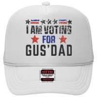 IM Voting For Gus Dad Gus Walz Tim Walz High Crown Mesh Back Trucker Hat