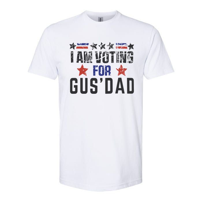 IM Voting For Gus Dad Gus Walz Tim Walz Softstyle CVC T-Shirt