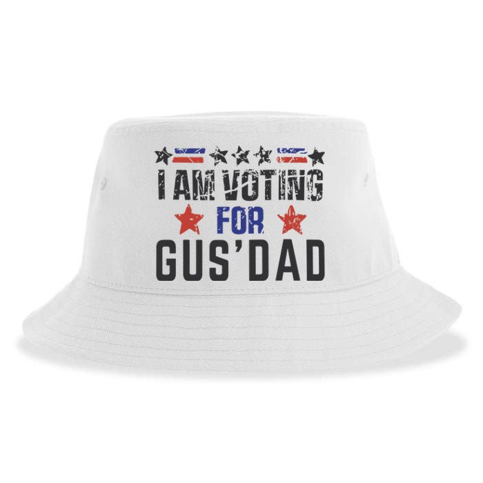 IM Voting For Gus Dad Gus Walz Tim Walz Sustainable Bucket Hat